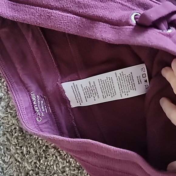 Calvin Klein Purple Performance Sweatpants - Picture 4 of 11